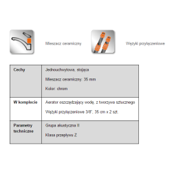 Zestaw Łazienkowy IGA 45: Umywalka z Szafką, Bateria AVA i Syfon - Elegancja i Funkcjonalność