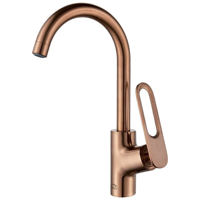 Elegancka Bateria Kranowa Tierra z Ruchomą Wylewką Miedzianą - Styl i Funkcjonalność