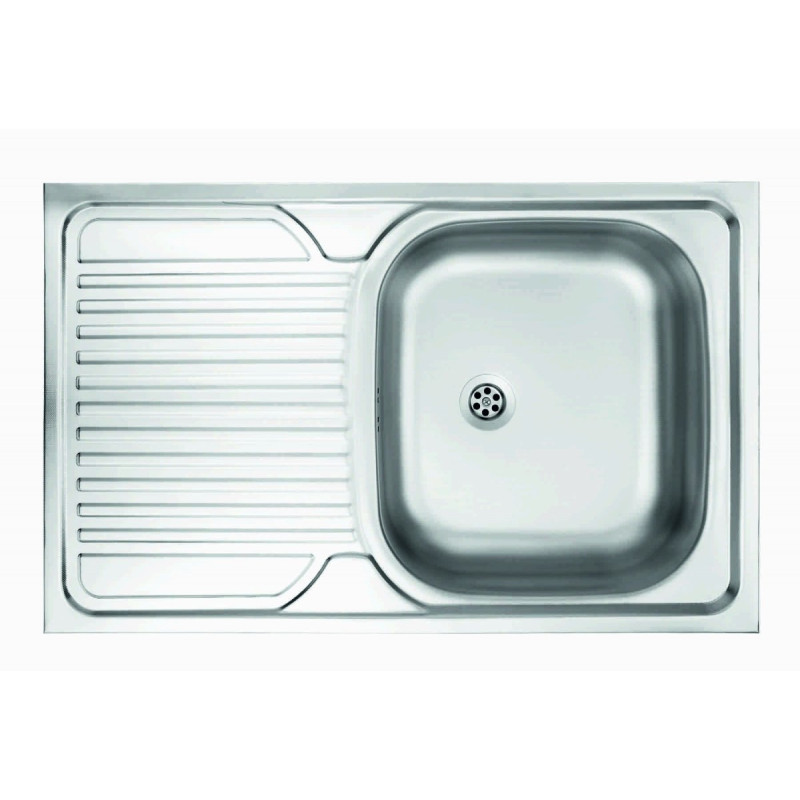 Funkcjonalny Zlewozmywak Tango 1-komorowy z Praktyczną Listwą Przyścienną