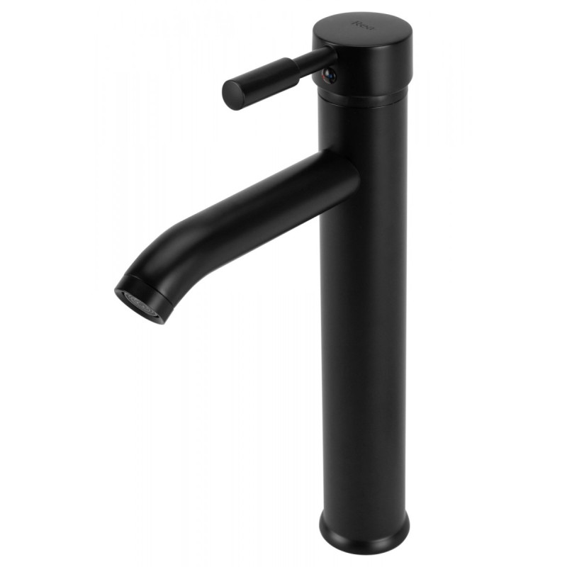 NOWOCZESNA WYSOKA BATERIA DO UMYWALKI GRAF CZARNA - LUKSUS I STYL W TWOJEJ ŁAZIENCE