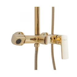 Luksusowy zestaw prysznicowy Roger Gold z elegancką wylewką - REA-P0692