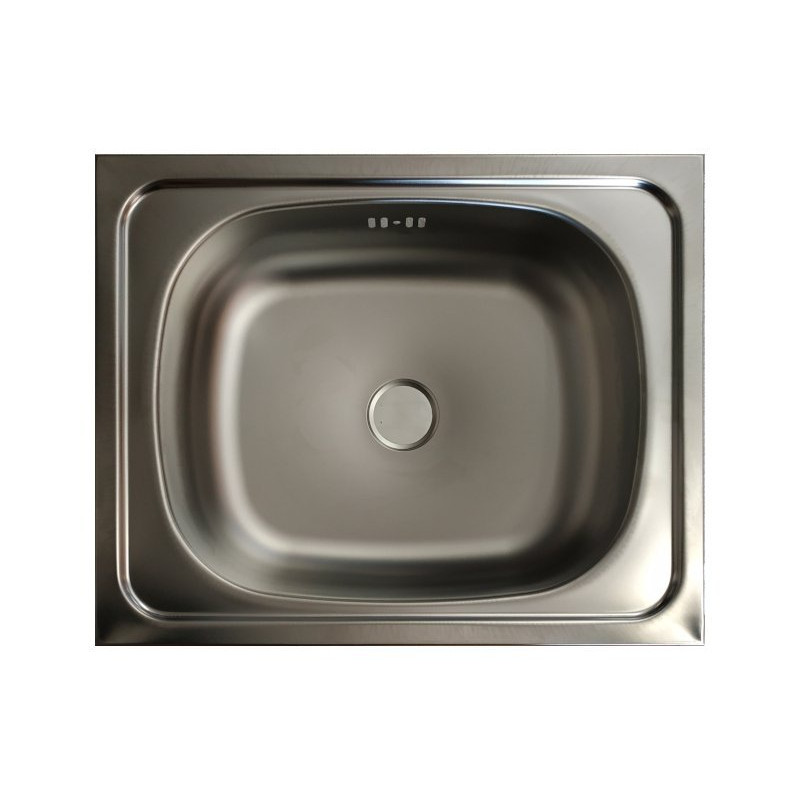 Stylowy Zlewozmywak Inox Eko SKE 010T - Funkcja przelewu i zestaw syfonowy w komplecie