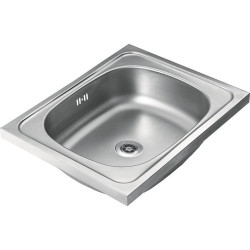 Stylowy Zlewozmywak Inox Eko SKE 010T - Funkcja przelewu i zestaw syfonowy w komplecie