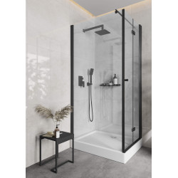 Luksusowa Nero Słuchawka Prysznicowa 3w1 z Anti-Calc – Komfort Deszczu w Twojej Łazience!