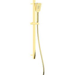 Złoty Zestaw Prysznicowy 3w1 z Drążkiem - Luksusowe Wrażenia Pod Prysznicem