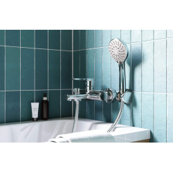 Prysznicowy Zestaw Premium 5-funkcyjny z elastycznym wężem inox 150cm - Anti-calc!