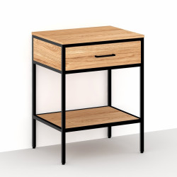 Nowoczesna szafka MODUS 60 cm z blatem i szufladą – elegancja dla Twojej łazienki!