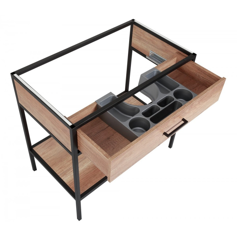 Elegancka Szafka MODUS 80cm z Blatem i Szufladą pod Umywalkę Nablatową