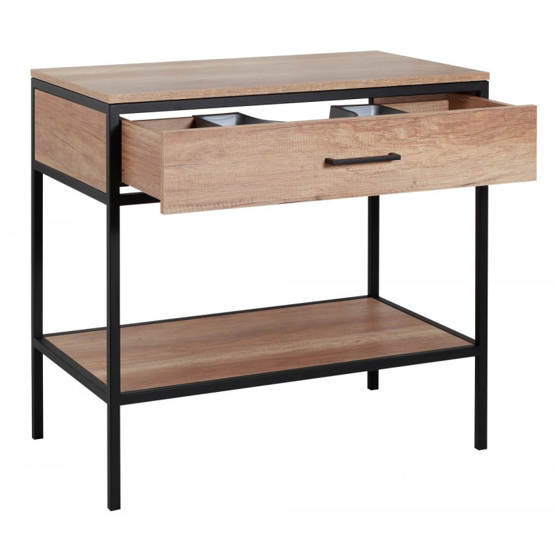 Elegancka Szafka MODUS 80cm z Blatem i Szufladą pod Umywalkę Nablatową