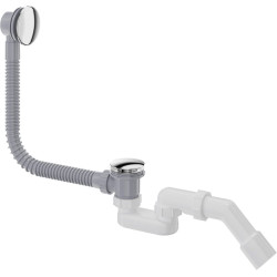 Syfon Wannowy Click-Clack Chromowany z Funkcją Easy Clean - Idealny do Każdej Łazienki!