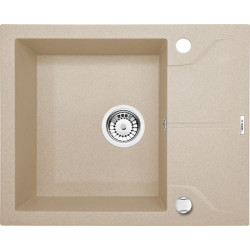 Stylowy Zlewozmywak Andante: Kompaktowy z Krótkim Ociekaczem - Idealny do Każdej Kuchni!