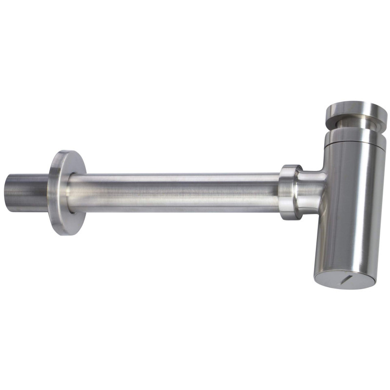 Elegancki Syfon Okrągły do Umywalki ze Stali – Łatwe Czyszczenie, Butelkowy Design