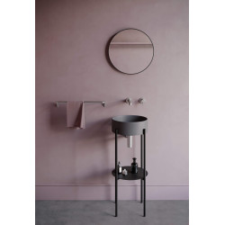 Elegancki Syfon Okrągły do Umywalki ze Stali – Łatwe Czyszczenie, Butelkowy Design