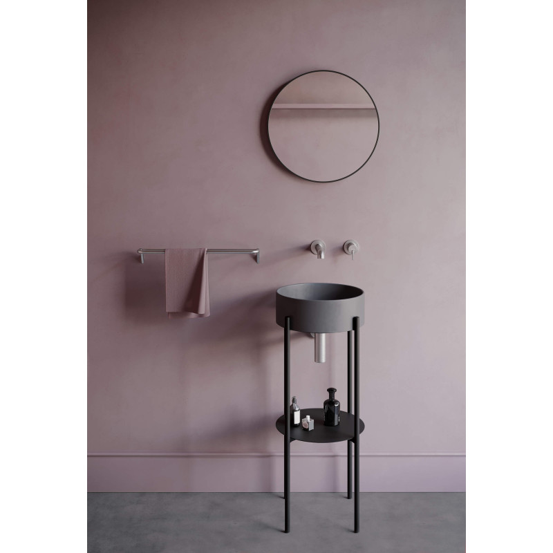 Elegancki Syfon Okrągły do Umywalki ze Stali – Łatwe Czyszczenie, Butelkowy Design