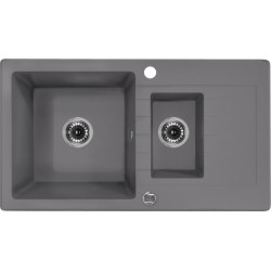 Funkcjonalny Zlewozmywak ZORBA 1,5-komorowy z Praktycznym Ociekaczem – Elegancja i Komfort