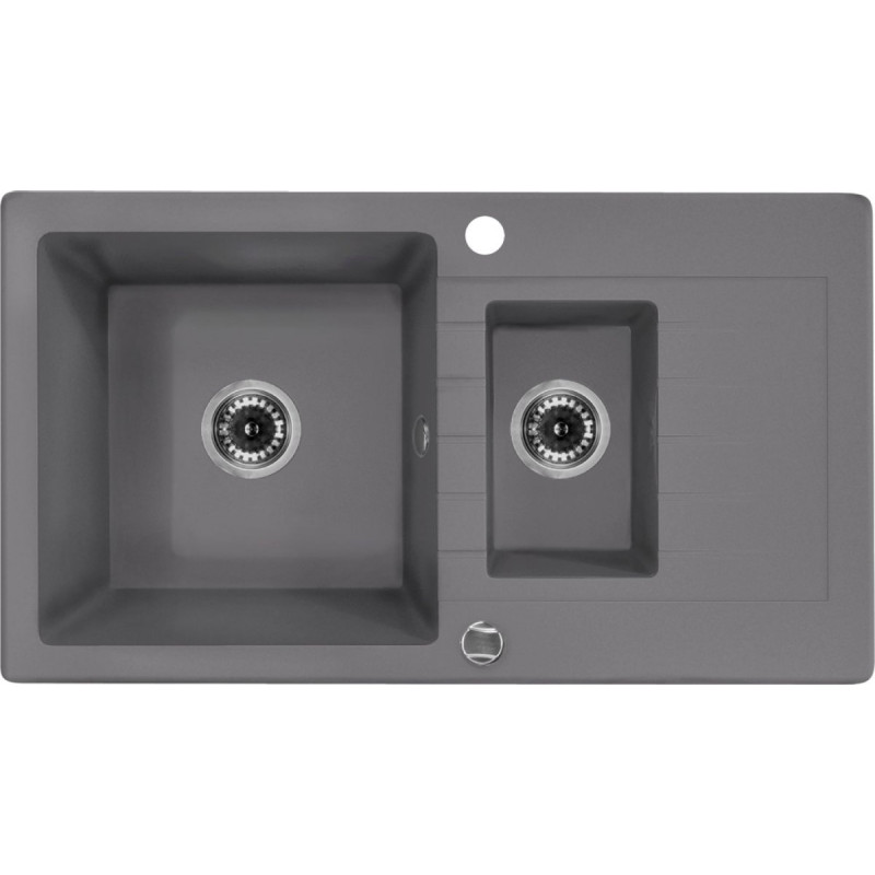 Funkcjonalny Zlewozmywak ZORBA 1,5-komorowy z Praktycznym Ociekaczem – Elegancja i Komfort