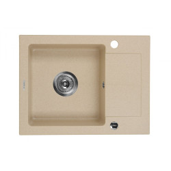 Elegancki Zlewozmywak ZORBA 1-komorowy z Kompaktowym Ociekaczem