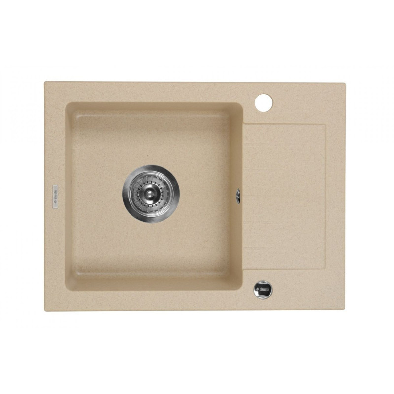 Elegancki Zlewozmywak ZORBA 1-komorowy z Kompaktowym Ociekaczem