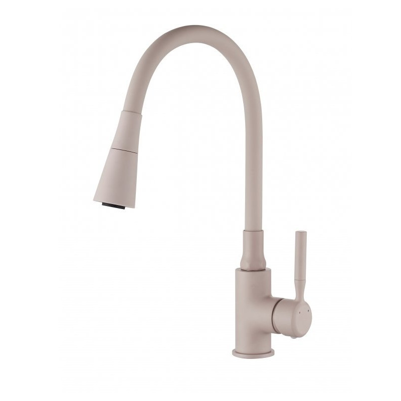 Stylowa bateria kuchenna Pogo Plus beżowa - elegancja i funkcjonalność w Twojej kuchni!