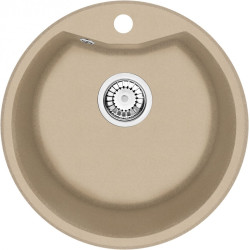 Zlewozmywak Fiesta Solis 1-komorowy z eleganckim kołnierzem - Styl i funkcjonalność w kuchni