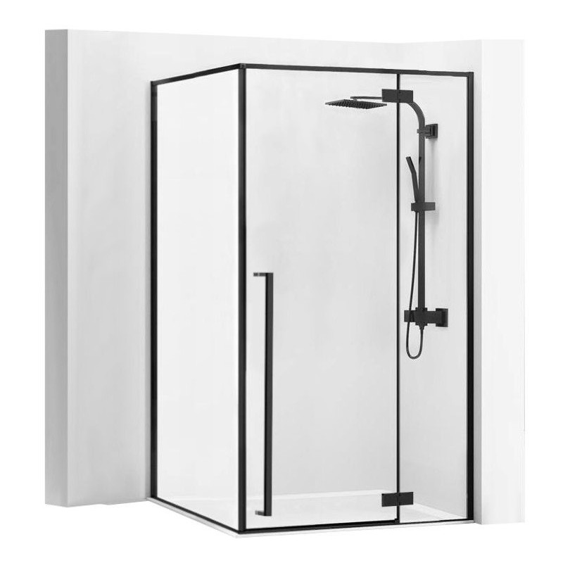 Ekskluzywna Kabina Prysznicowa Fargo Black 90x120 Elegancja i Styl w Twojej Łazience