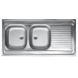 Zlewozmywak Duo Inox 1200mm – Elegancja i Funkcjonalność dla Twojej Kuchni!