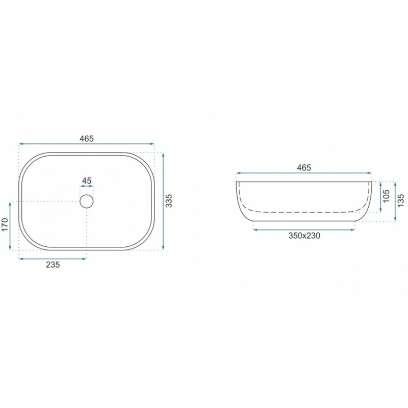 Ekskluzywna Umywalka LIVIA STONE MATT - Nowoczesny Design!