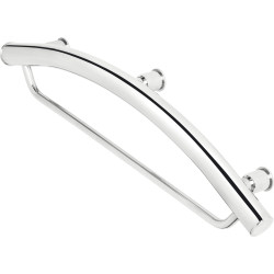 Stylowy uchwyt ścienny 2w1 na ręcznik, stalowy komfort dla Twojej łazienki