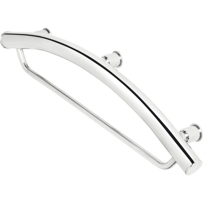 Stylowy uchwyt ścienny 2w1 na ręcznik, stalowy komfort dla Twojej łazienki