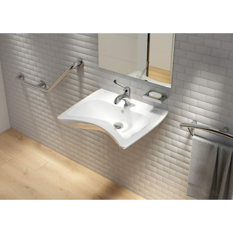 Stylowy uchwyt ścienny 2w1 na ręcznik, stalowy komfort dla Twojej łazienki