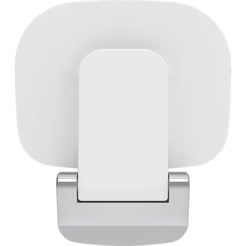 Składane Siedzisko Ścienne ComfortLine Bianco-Chrom, Solidność i Styl w Twojej Łazience
