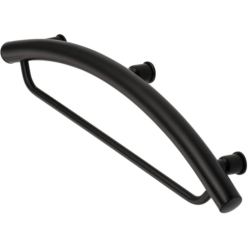 NeroMat Uchwyt Ścienny z Półką - Styl i Funkcjonalność dla Twojej Łazienki