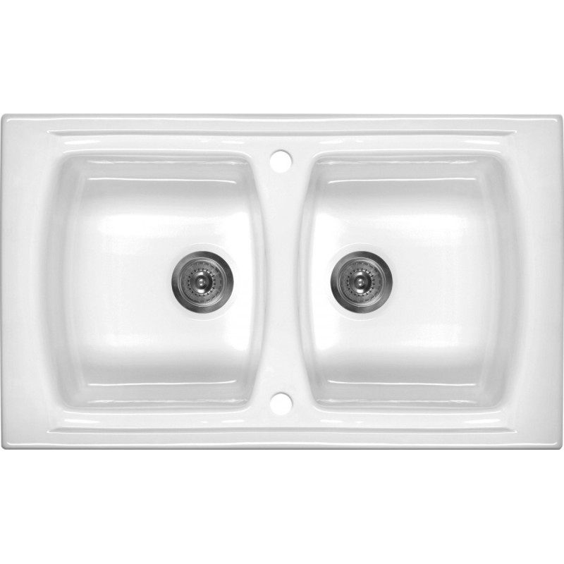 Nowoczesny Zlewozmywak Lusitano 2-komorowy - Styl i Funkcjonalność w Twojej Kuchni