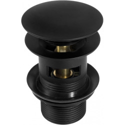 Stylowa czarna bateria Siros z deszczownicą – elegancja i funkcjonalność w Twojej łazience!