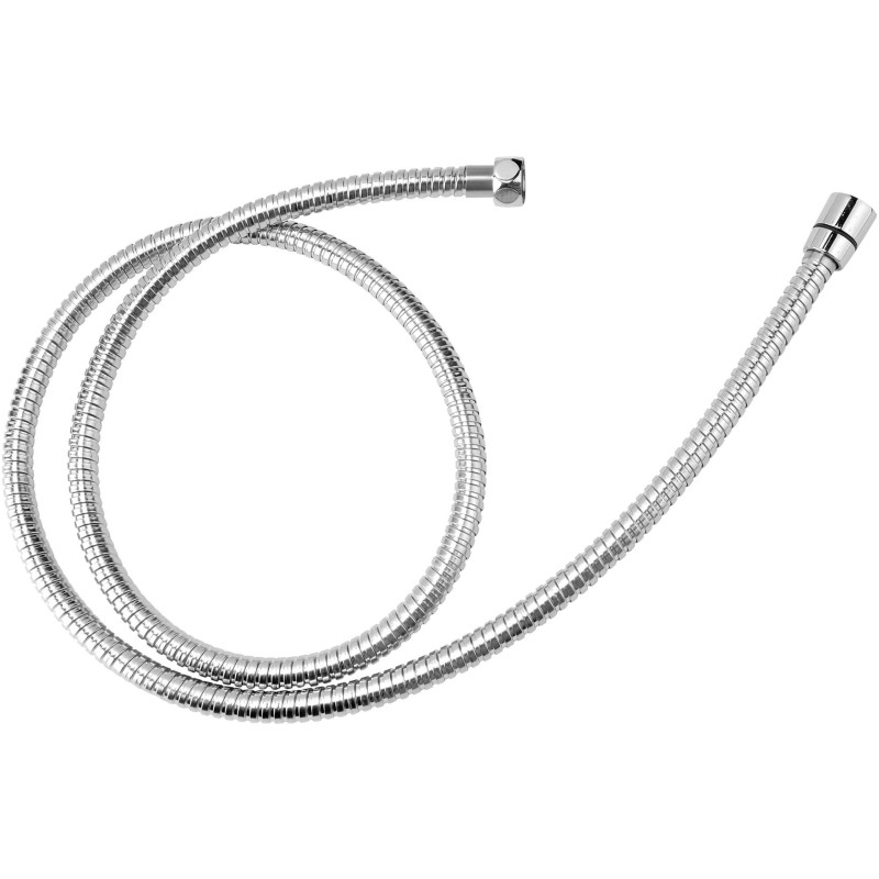 Chromowany wąż prysznicowy 150 cm - stal nierdzewna, heksagonalne złącza