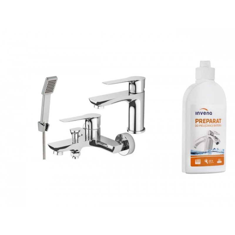 Zestaw Łazienkowy Raila & Orca: Luksusowa Bateria Wannowa z Natryskiem i Umywalką