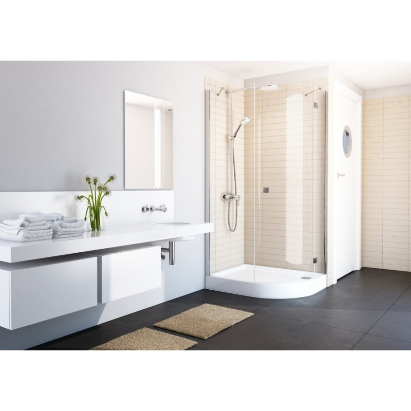 Idealny Brodzik Półokrągły 100x100x14 - Twój Komfort od Competia!