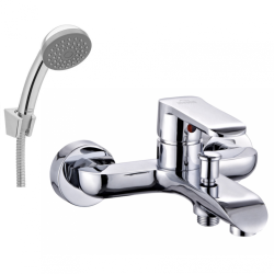 Luksusowa Bateria Wannowa Siros w Chromie z Natryskiem – Elegancja i Komfort W Twojej Łazience