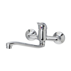 Elegancka Bateria Ścienna Wendy BJA102 z Długą Wylewką 250 mm