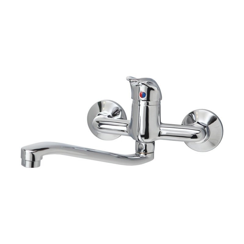 Elegancka Bateria Ścienna Wendy BJA102 z Długą Wylewką 250 mm