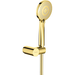 Wyrafinowany Złoty Zestaw Prysznicowy z 3-Funkcyjną Słuchawką - Luksus Twojej Łazienki