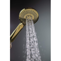 Złota Słuchawka Prysznicowa 3w1 z Hydromasażem - Luksus i Relaks w Twojej Łazience!