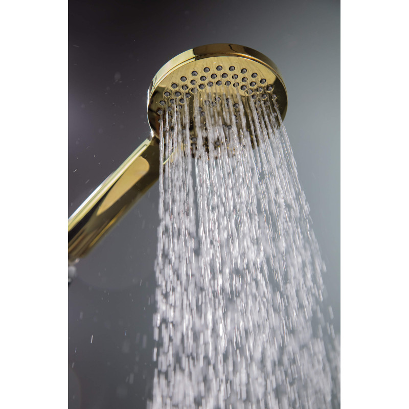 Złota Słuchawka Prysznicowa 3w1 z Hydromasażem - Luksus i Relaks w Twojej Łazience!
