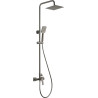 Titanium Shower Set z Deszczownicą i 3-Funkcyjną Słuchawką dokłada elegancji każdej łazience!