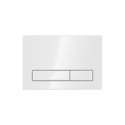 Gravio przycisk spłukujący do stelaża podtynkowego WC Flaro Expert, biały połysk