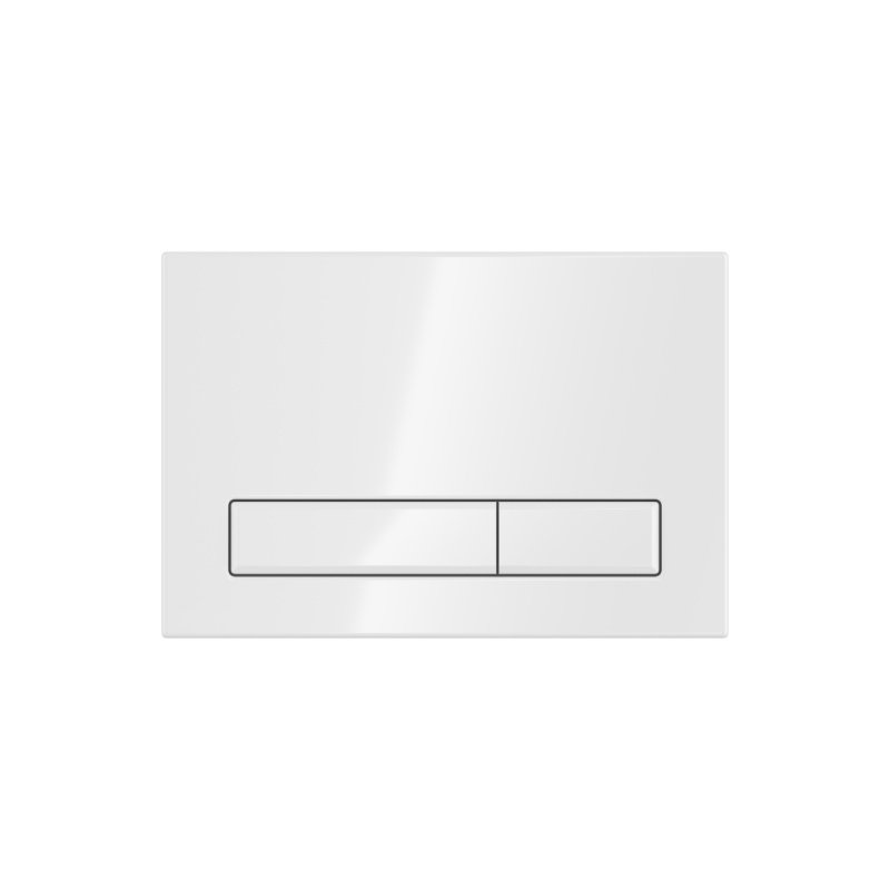 Gravio przycisk spłukujący do stelaża podtynkowego WC Flaro Expert, biały połysk