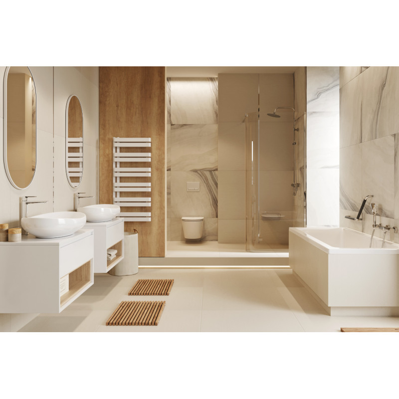 Gravio przycisk spłukujący do stelaża podtynkowego WC Flaro Expert, biały połysk