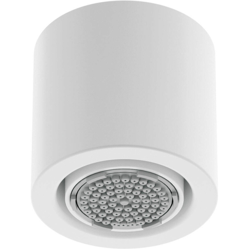 Prysznic deszczowy: biała głowica mosiężna, anti-calc, funkcjonalność i styl w jednym!