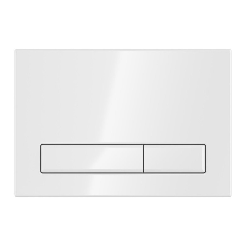 Zestaw Flaro: Stelaż WC podtynkowy + biały przycisk + mata wygłuszająca