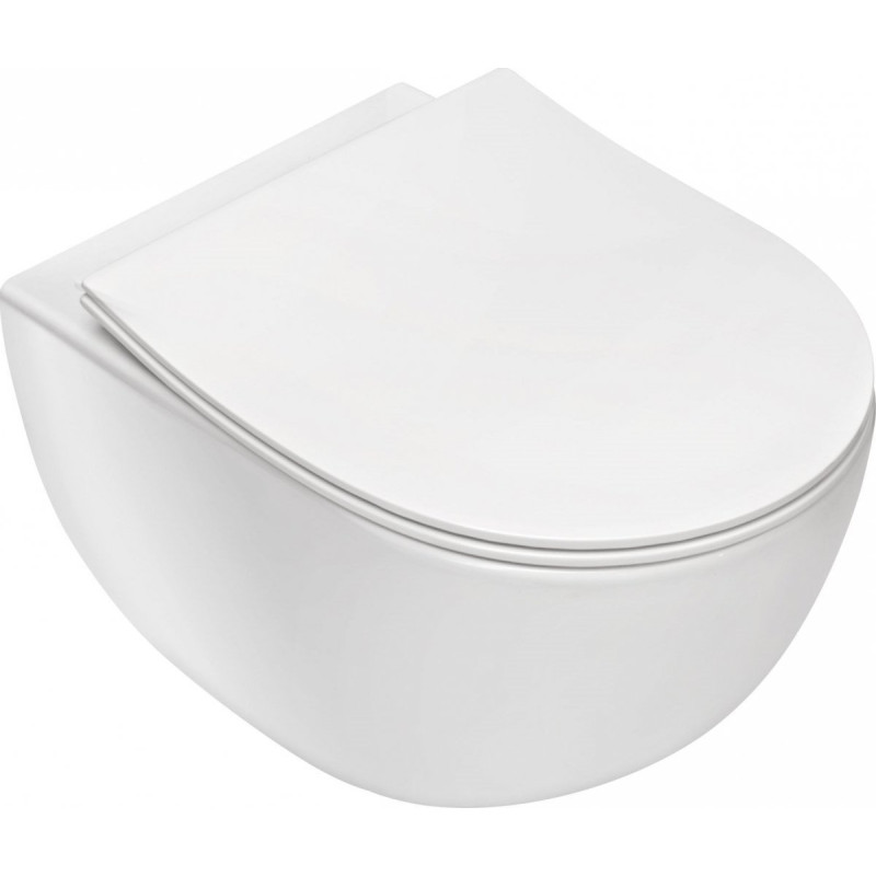 Kompletny Zestaw WC Flaro: Stelaż, Miska, Biały Przycisk i Antykondensacyjna Podkładka